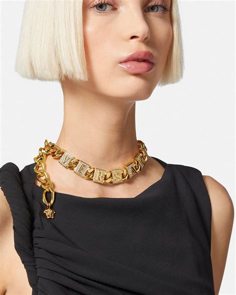 collier versace 3 couleurs|Colliers de Luxe Femme .